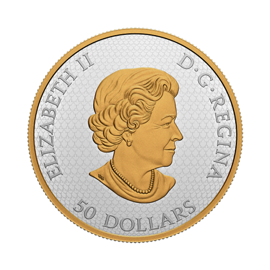 Silver coin, 5 ounces – Christmas gifts – obverse