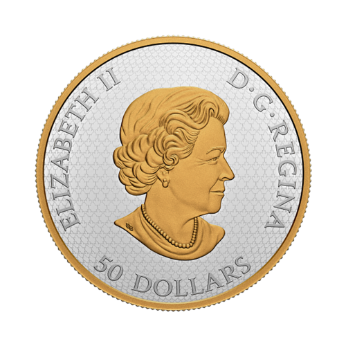 Silver coin, 5 ounces – Christmas gifts – obverse