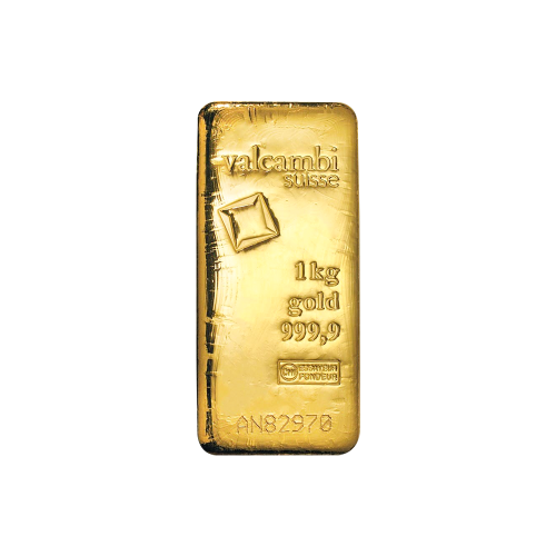 1000g gold bar kilogram valcambi