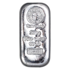 250g silver bar