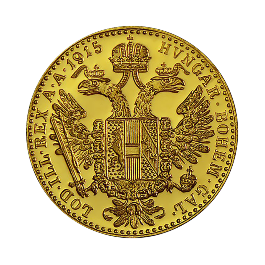 gold coins gold coin 1 Austrian ducat reverse