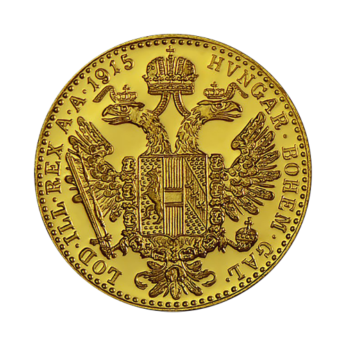 gold coins gold coin 1 Austrian ducat reverse