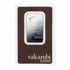 palladium bar - 1 ounce - 2