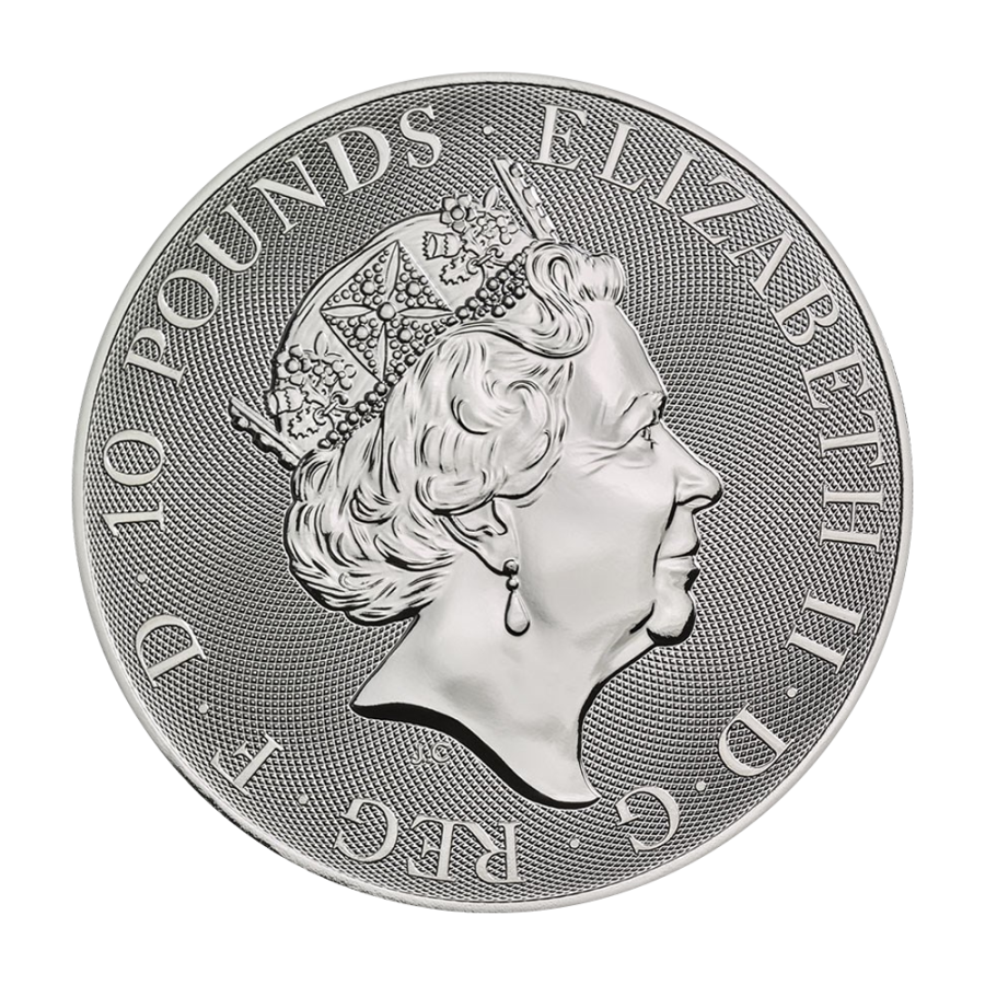 silver-coin-beasts-of-the-queen-unicorn-of-scotland-10-ounces-obverse