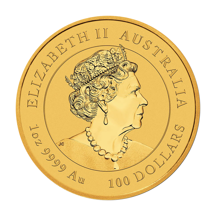 2021 Year of the Ox Gold Coin, 1 Ounce, Obverse
