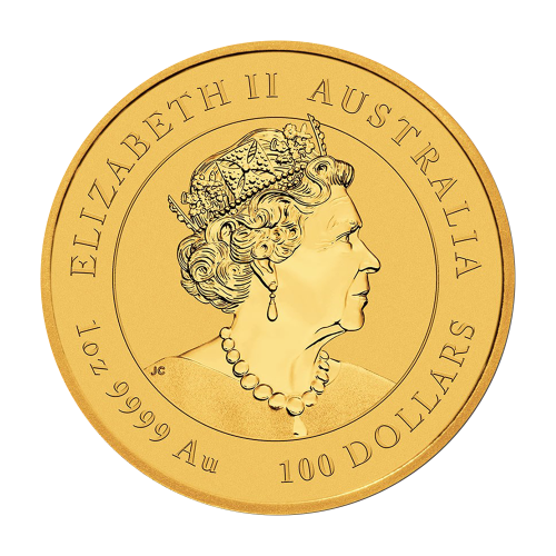 2021 Year of the Ox Gold Coin, 1 Ounce, Obverse