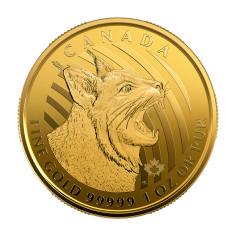 gold coin call of nature design 1 ounce reverse