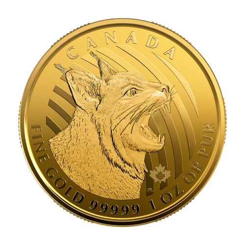 gold coin call of nature design 1 ounce reverse