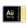 10 x 1 g CombiBar gold bars – shipped within 24 hours!