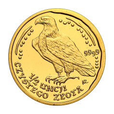 gold coin eagle bald eagle 1.2 ounces reverse