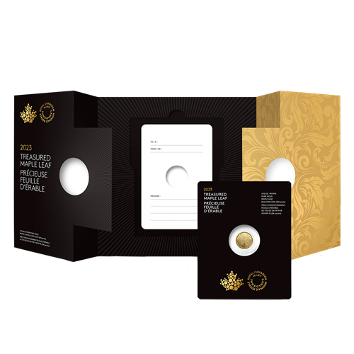 Gold Coin - Rare Canadian Maple Leaf - 1/10 Ounce - Pack of 7