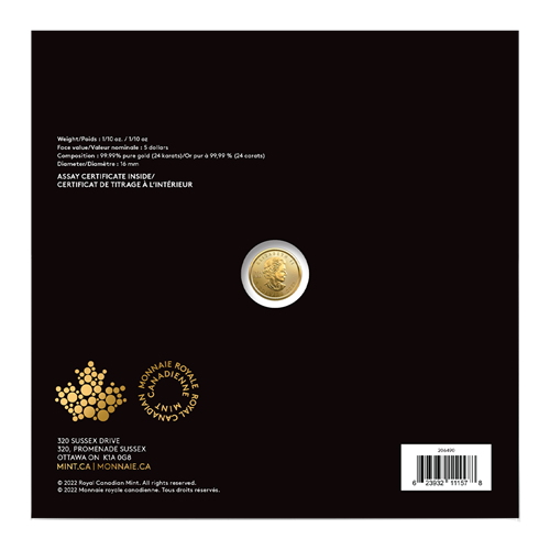 Gold Coin - Rare Canadian Maple Leaf - 1/10 Ounce - Pack of 3