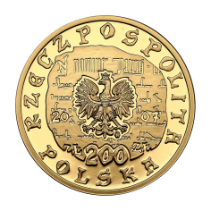gold coin 200 PLN 750th anniversary of the founding of Krakow 2007 reverse 2