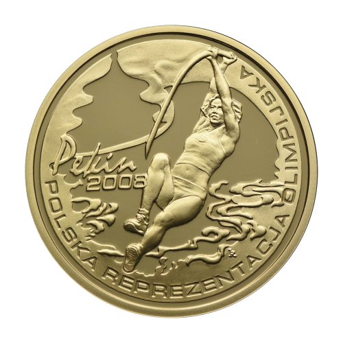gold coin 200 PLN XXIX Olympic Games Beijing 2008 reverse