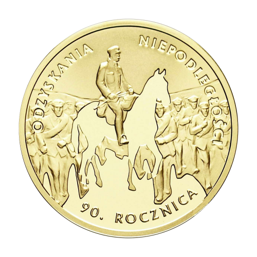 gold coin 200 zloty 90th anniversary of regaining independence 2008 reverse