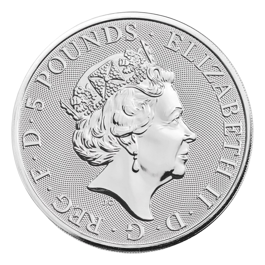 silver-coin-queen's-beasts-white-hound-of-richmond-2-ounces-obverse