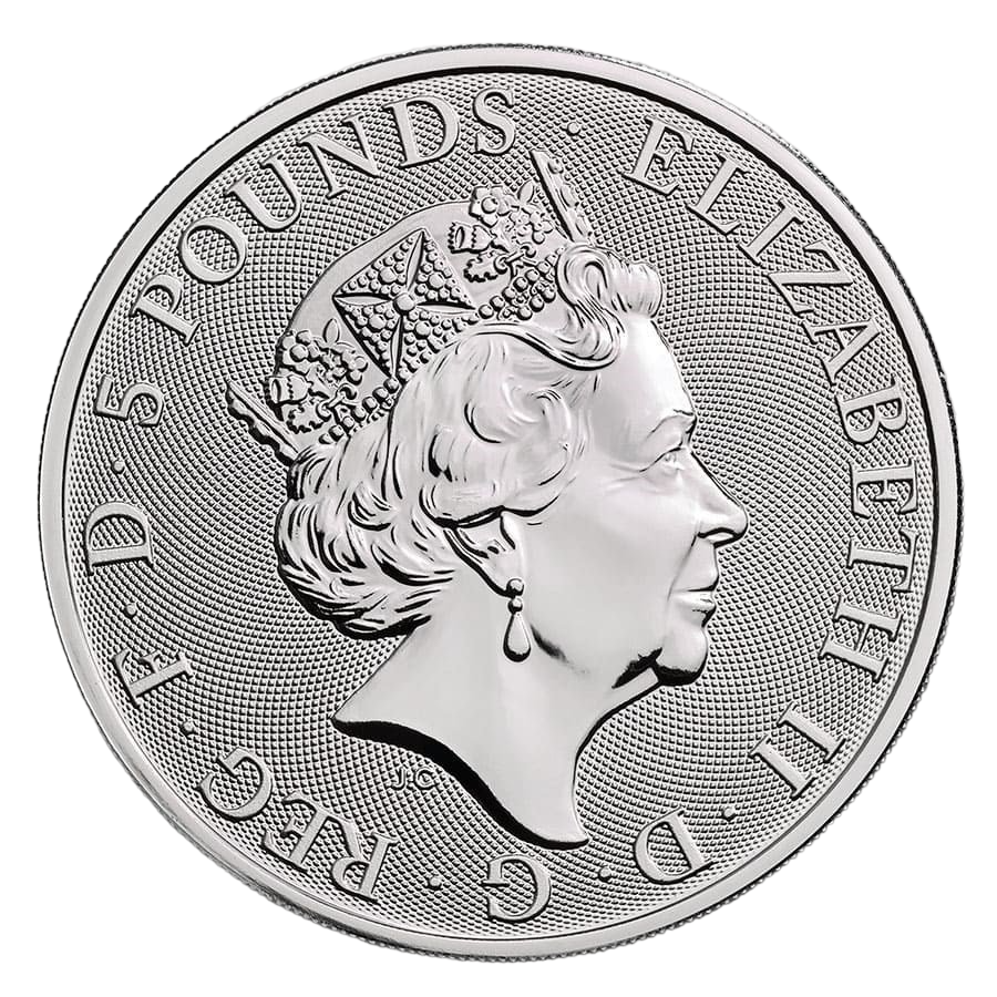 silver-coin-queen's-beasts-white-horse-2-ounces-obverse