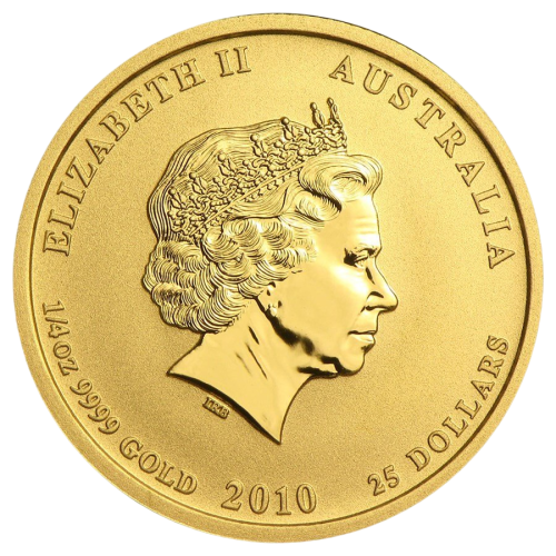 2010 Year of the Tiger Gold Coin, 14 ounces, obverse