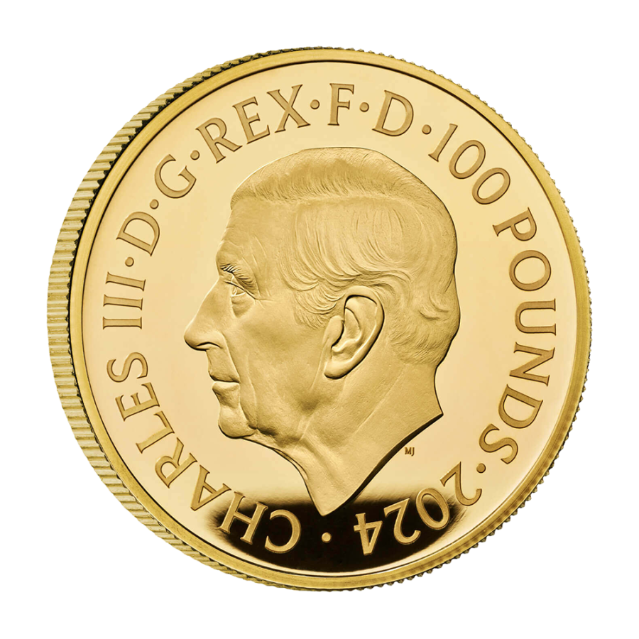 George Michael "Legend of Music" Gold Coin, 1 Ounce, Proof, Obverse