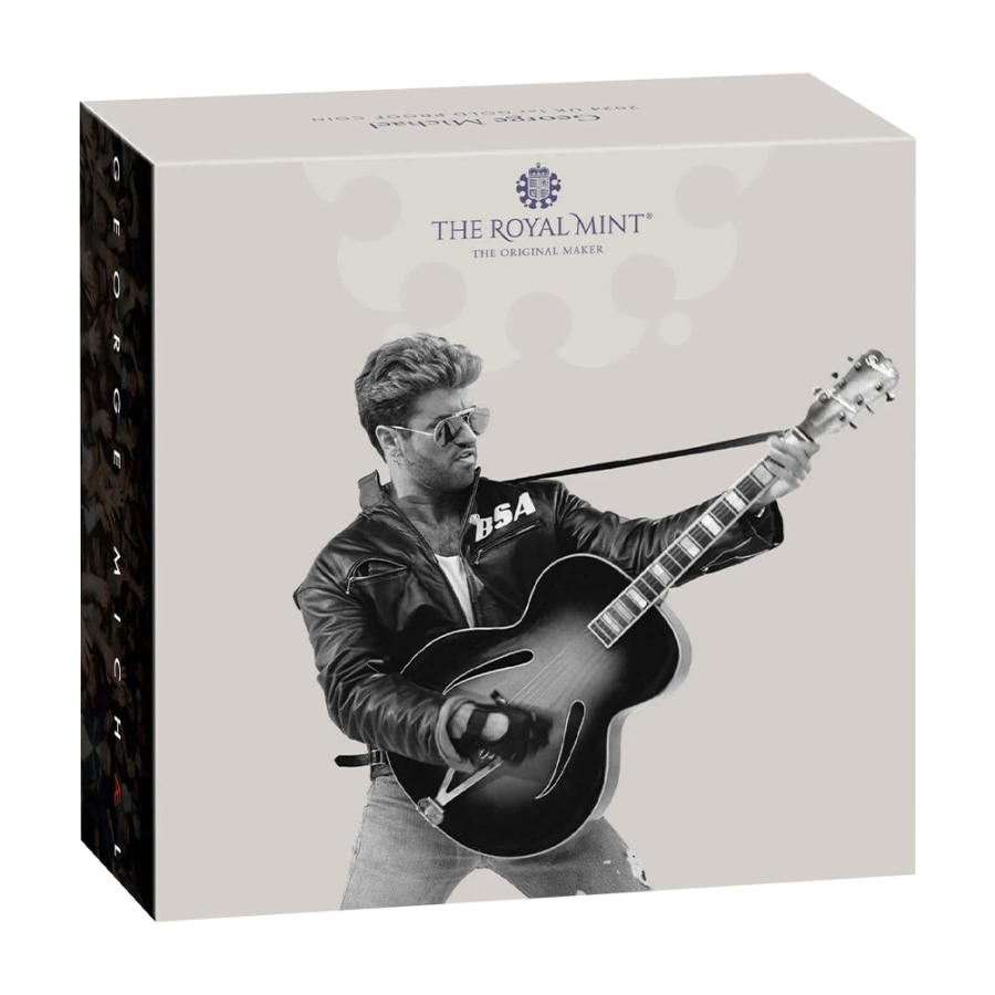 George Michael "Legend of Music" Gold Coin, 1 Ounce, Proof, Pack of 3