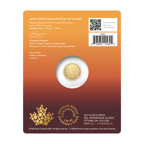 Gold Coin: Polar Bear 2024, 110 Ounces, Packaging (1)