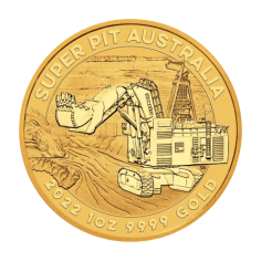 1-ounce Perth Super Pit gold coin (reverse)
