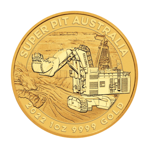 1-ounce Perth Super Pit gold coin (reverse)