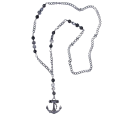Steel anchor necklace - 24-hour shipping!