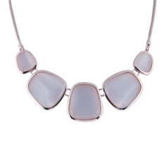 quartz stone necklace
