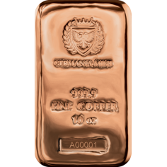 10-ounce copper bar