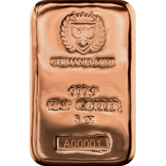 5-ounce copper bar