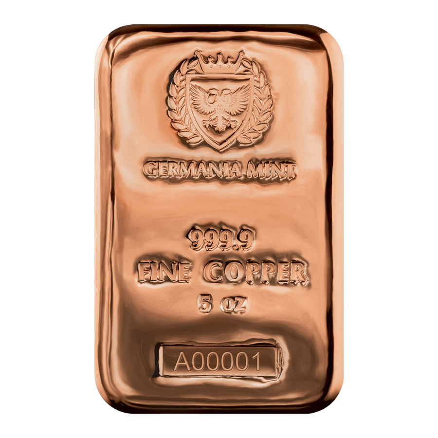 5-ounce copper bar