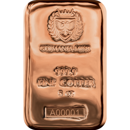 5-ounce copper bar