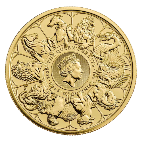 Gold Coin: The Queen's Beasts - Completer - 1 Ounce - Reverse