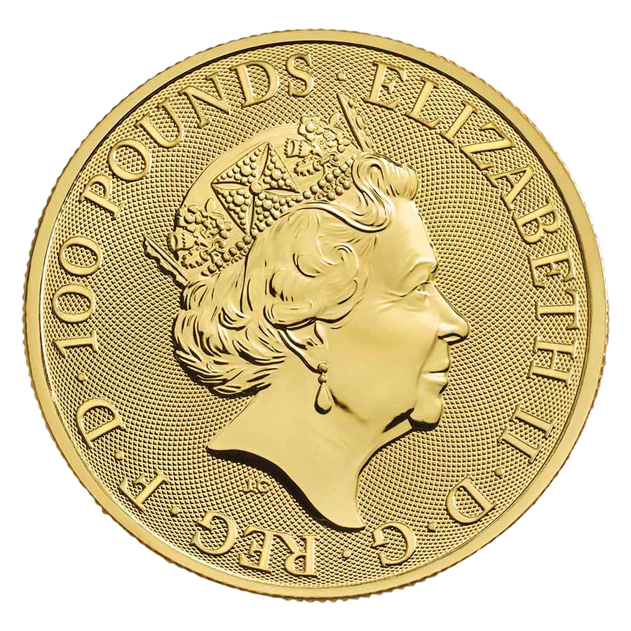 Gold Coin: The Queen's Beasts - Completer - 1 Ounce - Obverse