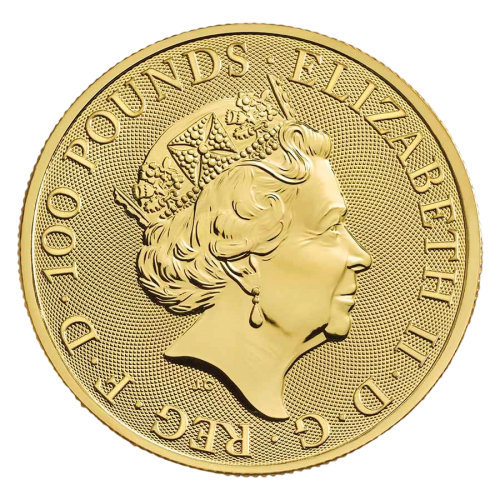 Gold Coin: The Queen's Beasts - Completer - 1 Ounce - Obverse