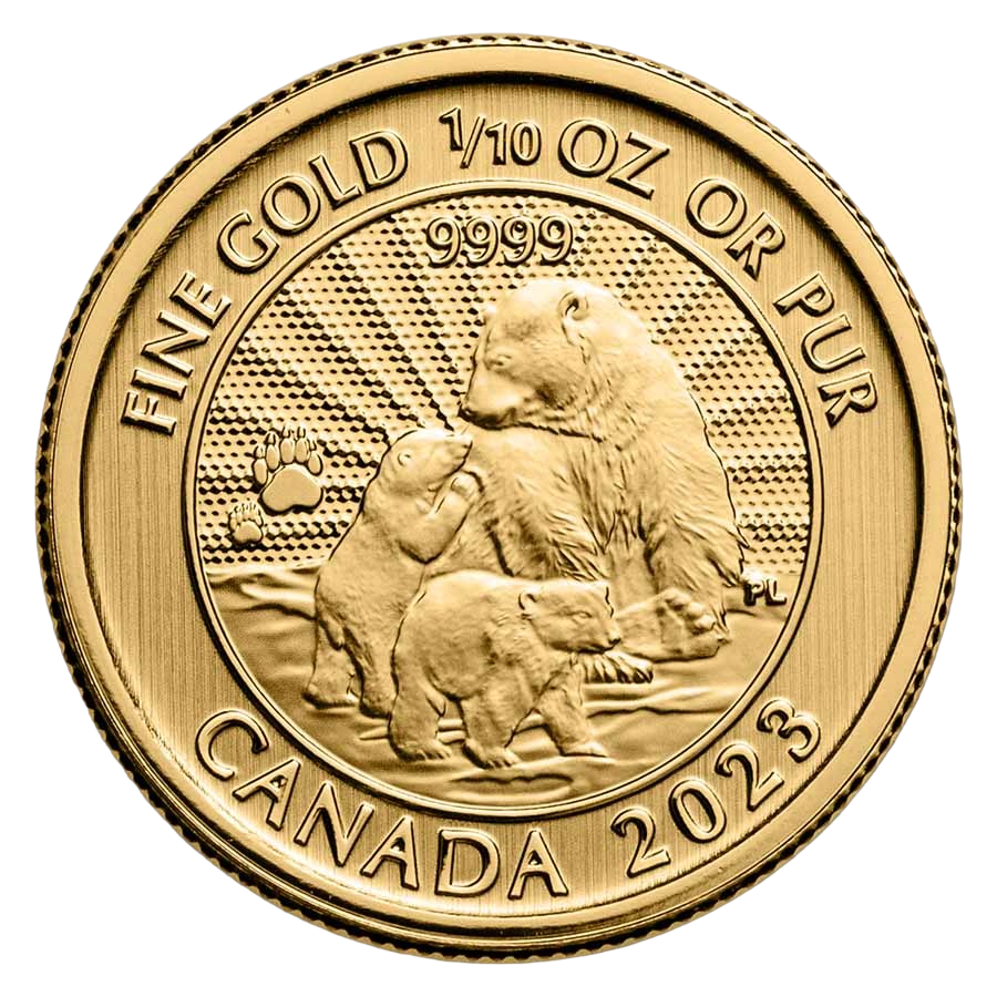 gold-coin-polar-bear-2023-1-10-ounces-reverse-side
