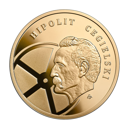gold coin 200 PLN 200th anniversary of the birth of Hipolit Cegielski 2013 reverse
