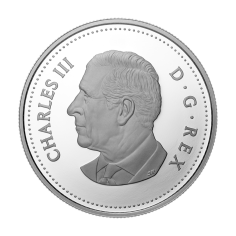 silver coin coronation of King Charles III 2024 reverse 2