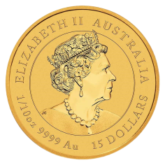 2022 Year of the Tiger Gold Coin, 110 ounces, reverse 2