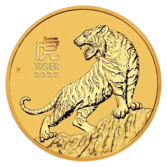 2022 Year of the Tiger Gold Coin – 110 Ounces – Reverse