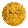 gold coin 100 zloty beatification of John Paul II reverse