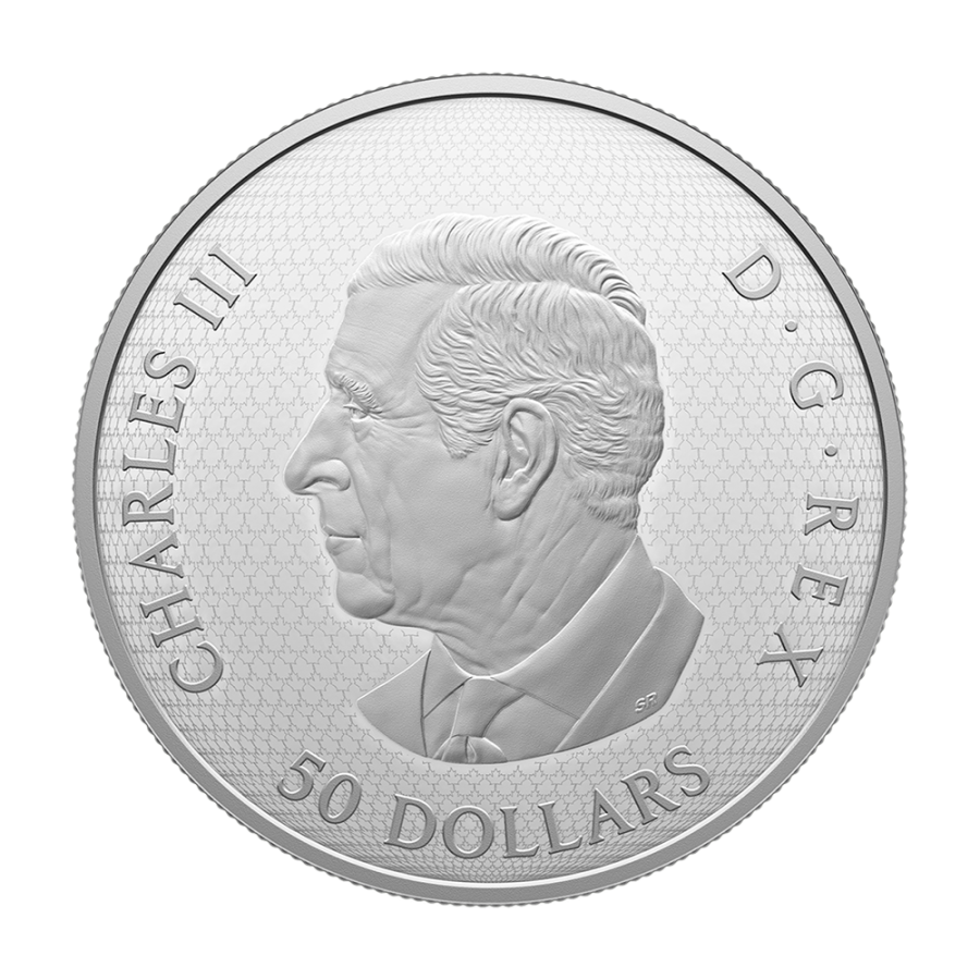 silver-coin-50-cad-reed-and-lily-2024-obverse