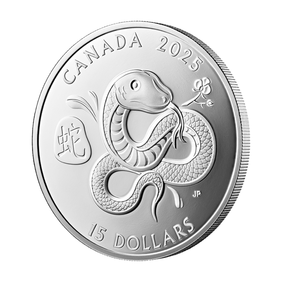 Canadian Silver Coin – Year of the Snake 2025 – 1 Ounce – Proof (2)