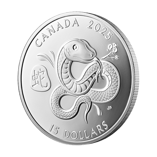 Canadian Silver Coin – Year of the Snake 2025 – 1 Ounce – Proof (2)