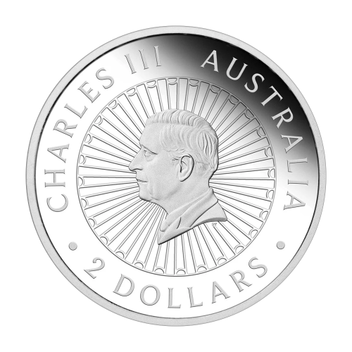 silver coin double dragon mother of pearl 2024 2 ounces obverse