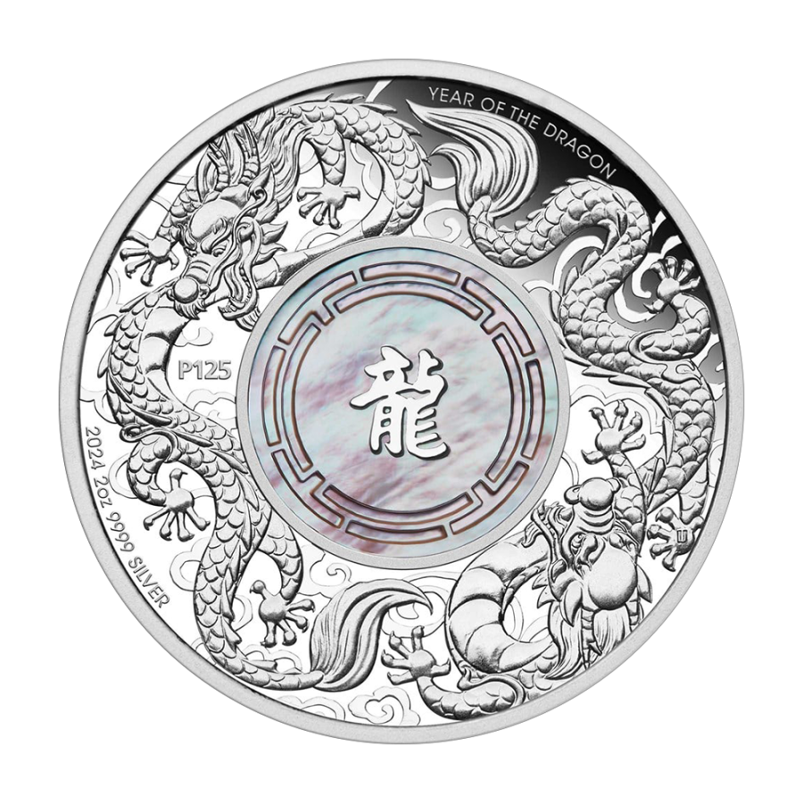 silver coin double dragon mother of pearl 2024 2 ounces reverse (1)