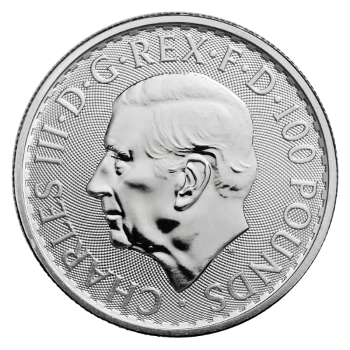 platinum coin Great Britain 1 ounce obverse