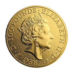 Gold Coin: The Queen's Beasts – Griffin, 1 Ounce, Reverse 2