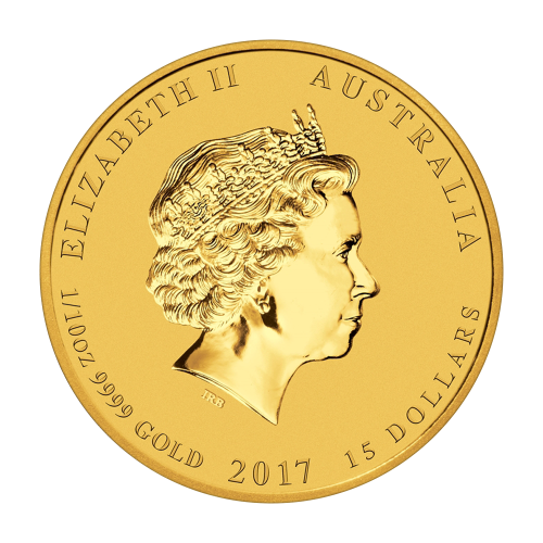 2017 Year of the Rooster 1.10-ounce Gold Coin – Obverse